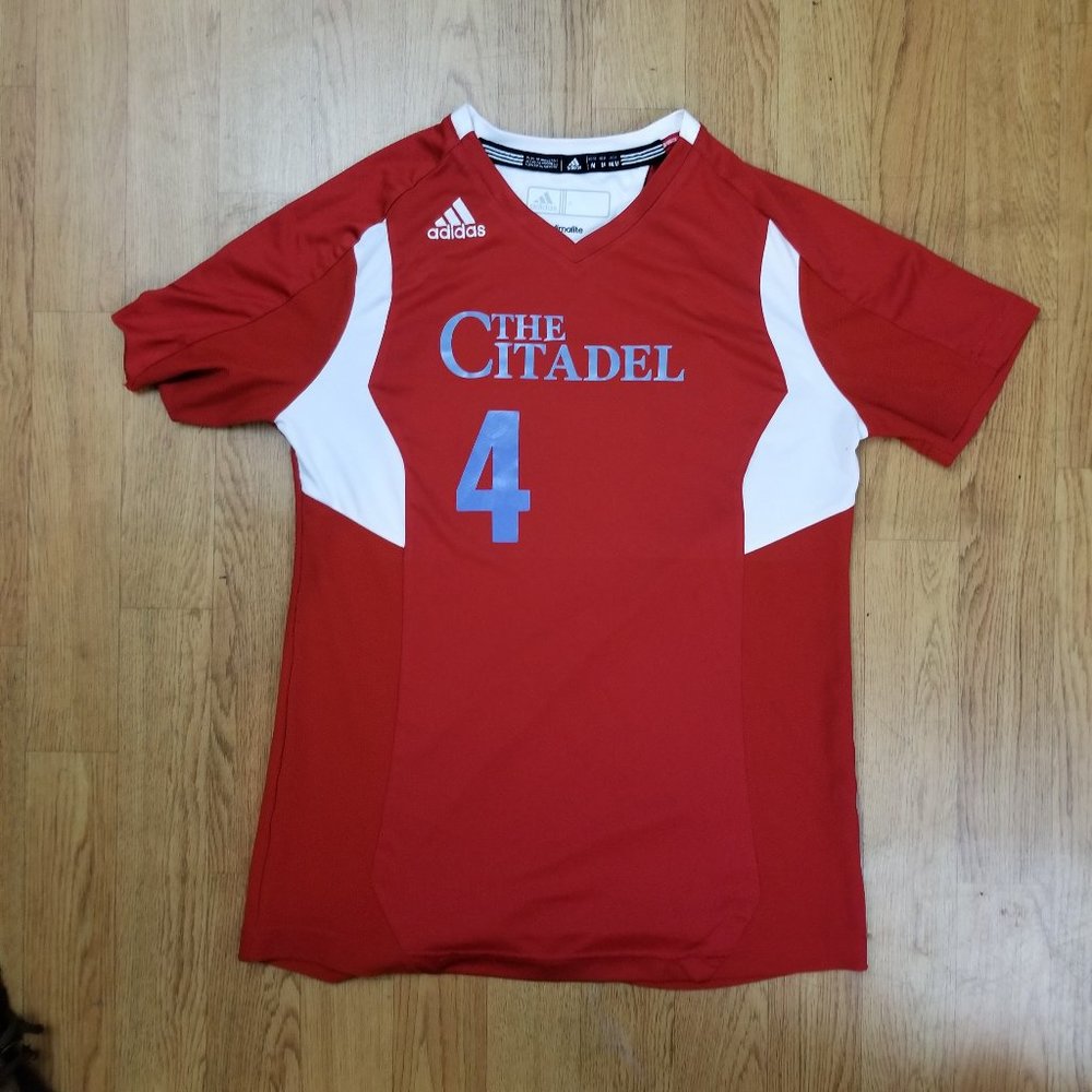 Authentic Citadel Bulldogs Soccer Jersey Adidas
